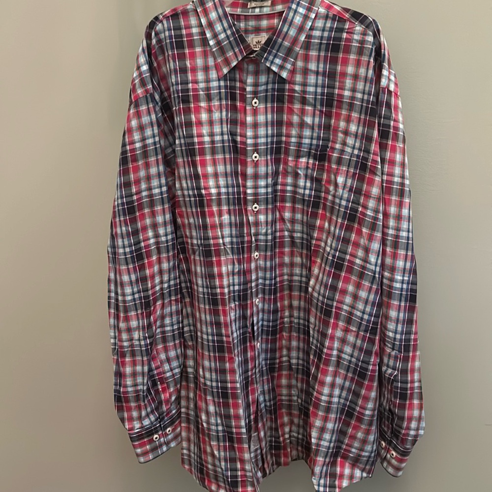 Peter Millar plaid shirt XXL new without tags